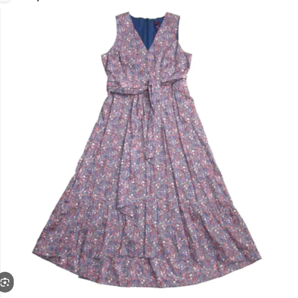 New J. Crew Liberty Of London Kayoko Dress with Bow Detail - Picture 3 of 5